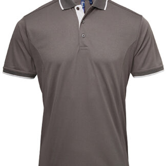 Funktionspiké Herr, mörkgrå m. stripe